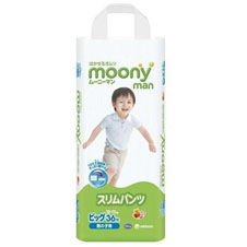 Подгузники-трусики Moony BIG BOY 38шт от 12 до 17 кг