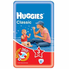 Подгузники Huggies Classic 3 (4-9 кг) Small Pack 15 шт.