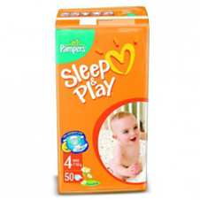 Подгузники Pampers® Sleep&Play 4 maxi (9-14 кг), 50 шт.
