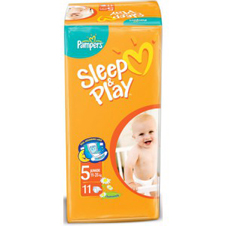 Подгузники Pampers® Sleep&Play 5 junior (11-25 кг) 11 шт.