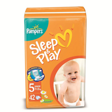 Подгузники Pampers® Sleep&Play 5 junior (11-25 кг), 42 шт.