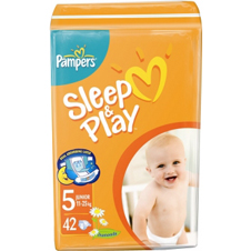 Подгузники Pampers® Sleep&Play 5 junior (11-25 кг), 58 шт.