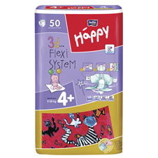 Подгузники Bella baby Happy Maxi Plus 4+ (9-20кг), 50 шт.